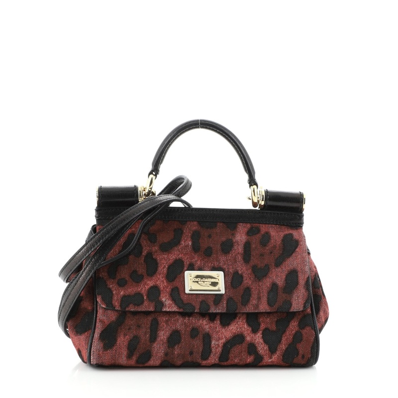 Miss Sicily Bag Printed Canvas Small