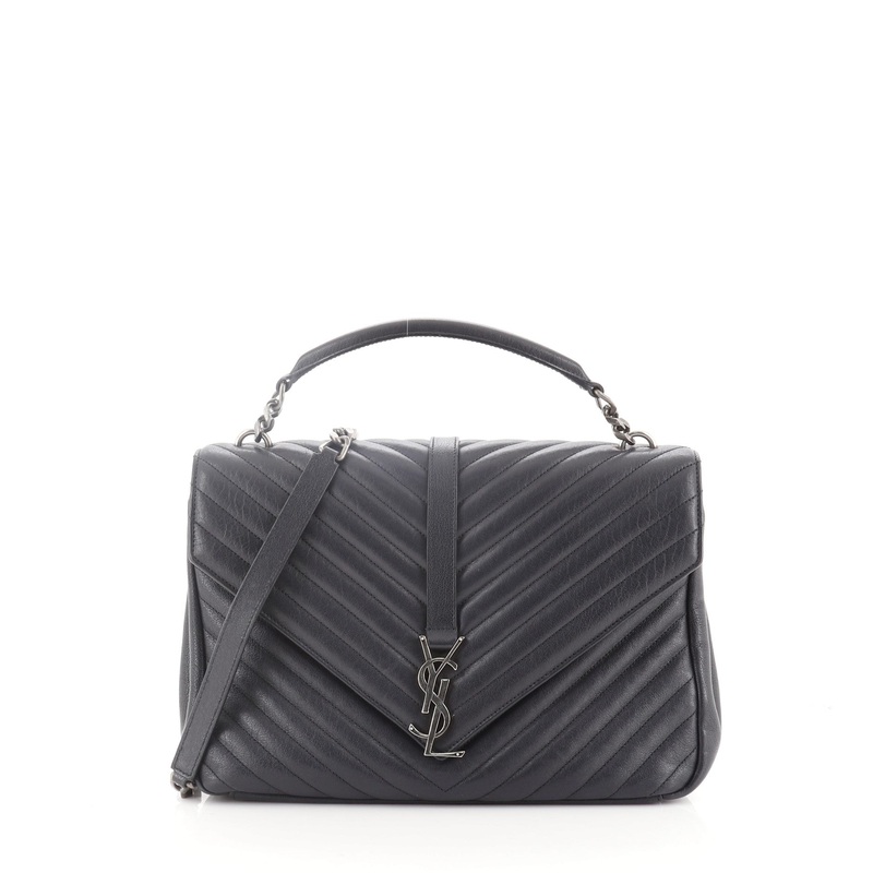 Classic Monogram College Bag Matelasse Chevron Leather Large S744816686881