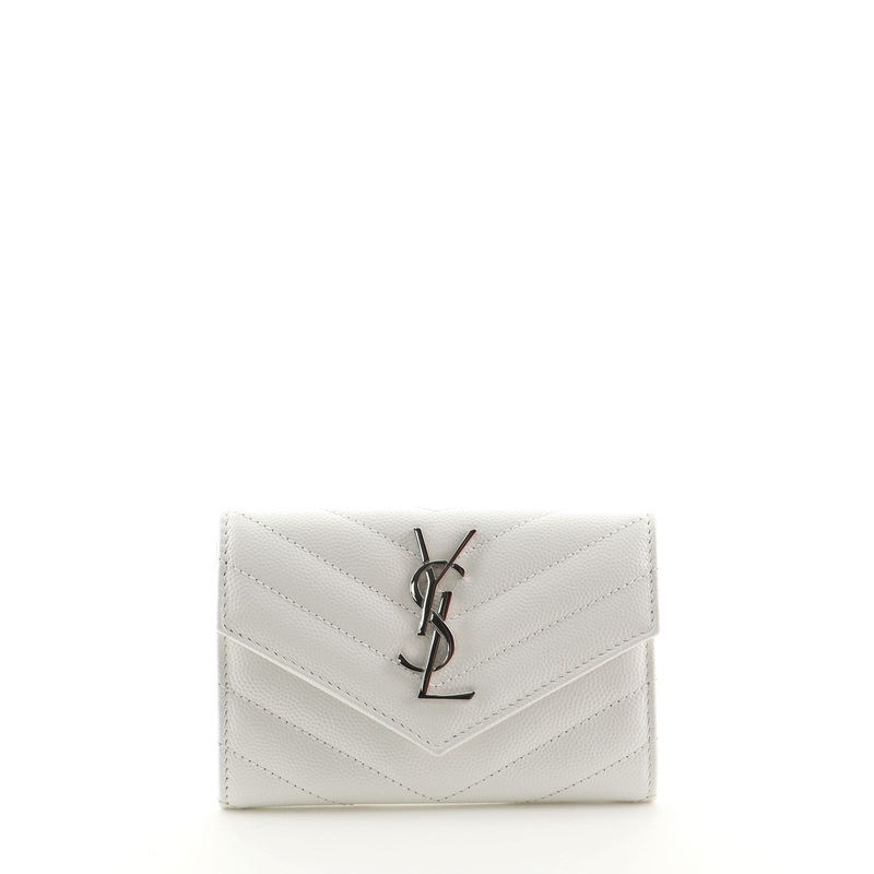Classic Monogram Flap Wallet Matelasse Chevron Leather Small S744816688265