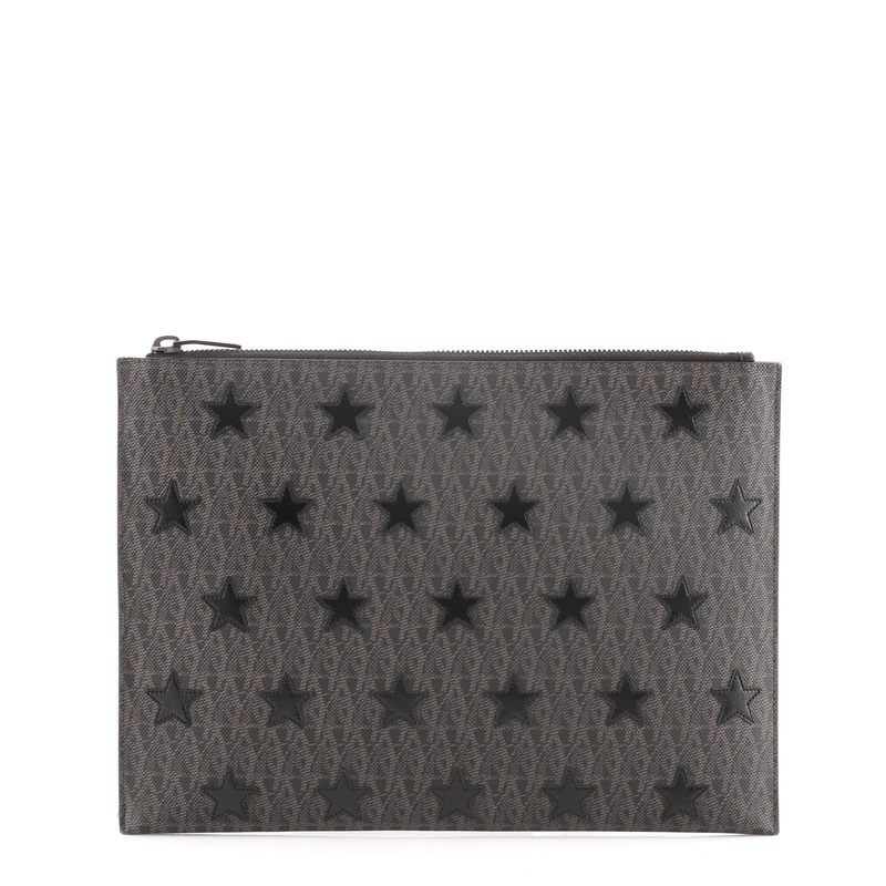 Stars Zip Pouch Monogram Canvas With Leather Medium