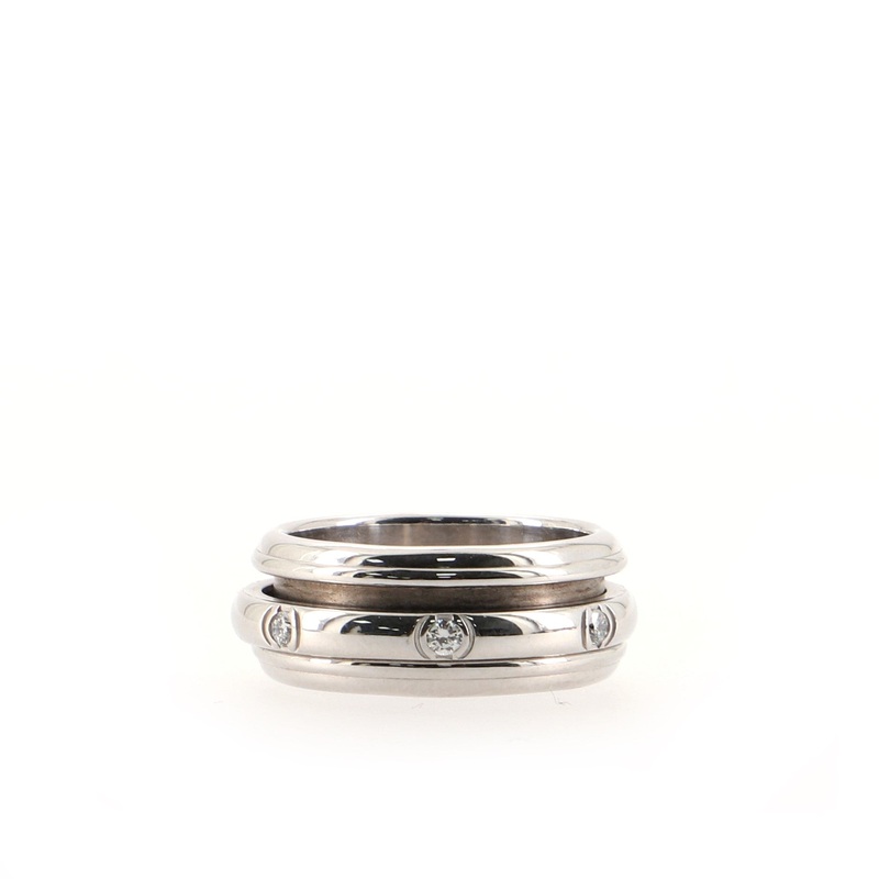 Possession Band Ring 18K White Gold with Diamonds .35CT 7.5 – 56