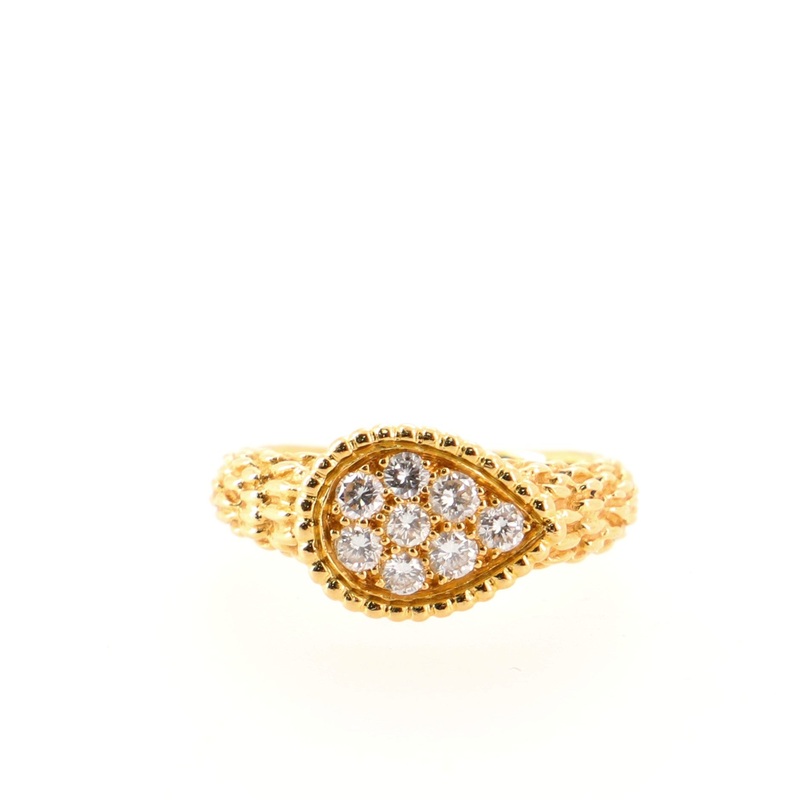 Serpent Ring 18K Yellow Gold with Diamonds 6.25 – 53