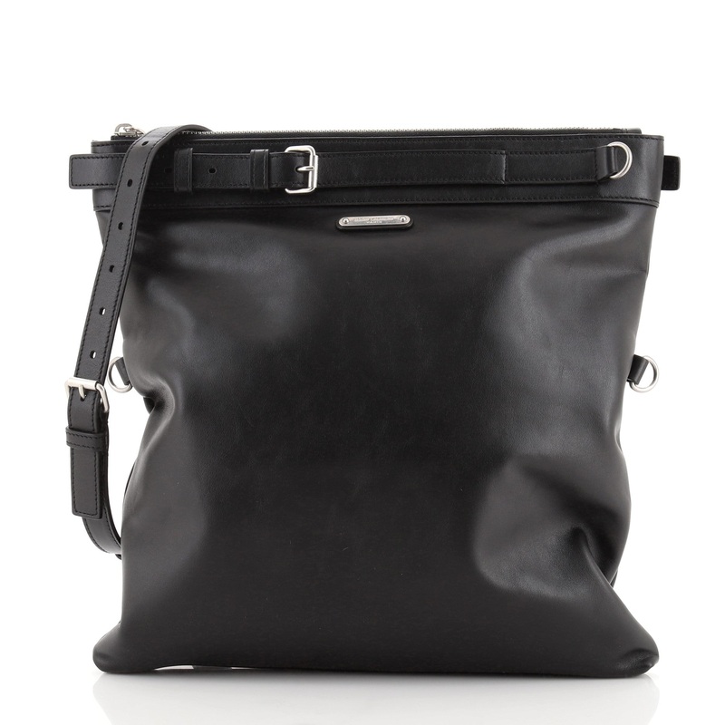 Belted Flat Messenger Leather Medium