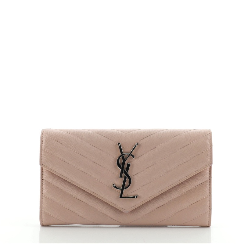 Classic Monogram Flap Wallet Matelasse Chevron Leather Large S744816672353