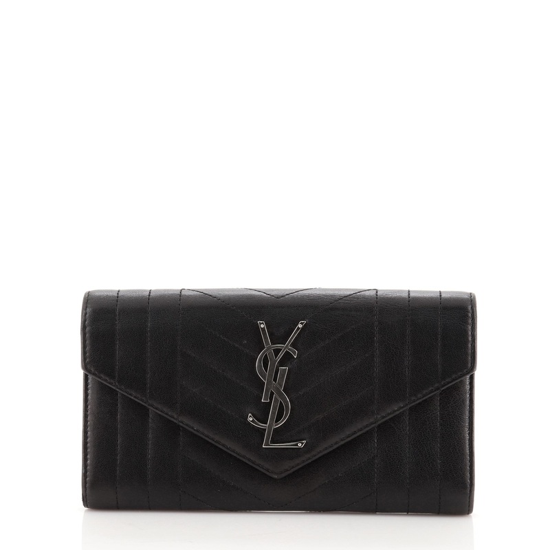 Classic Monogram Flap Wallet Mixed Matelasse Leather Large S744816672622