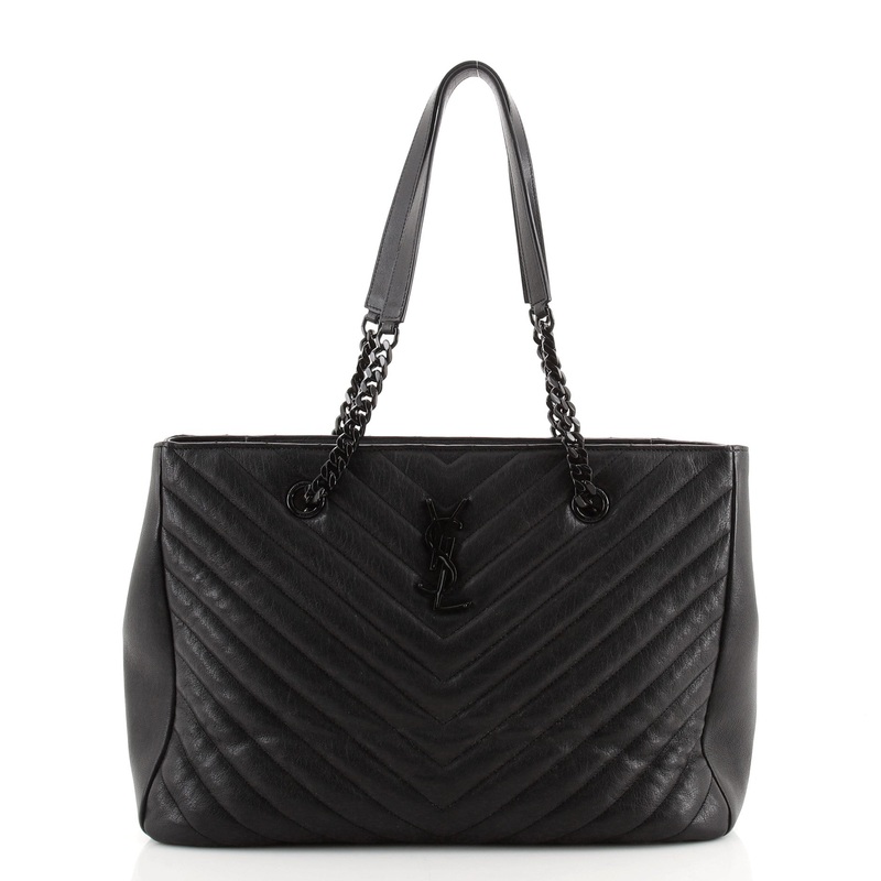 Classic Monogram Tote Matelasse Chevron Leather Large S744816668246