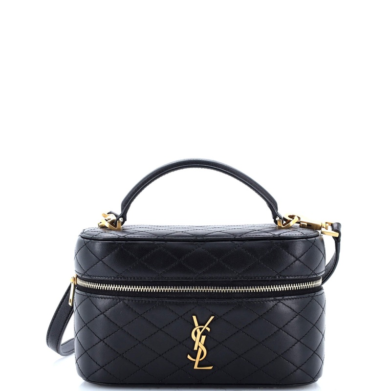 Gaby Zip Around Vanity Bag Quilted Leather Mini S744816669911