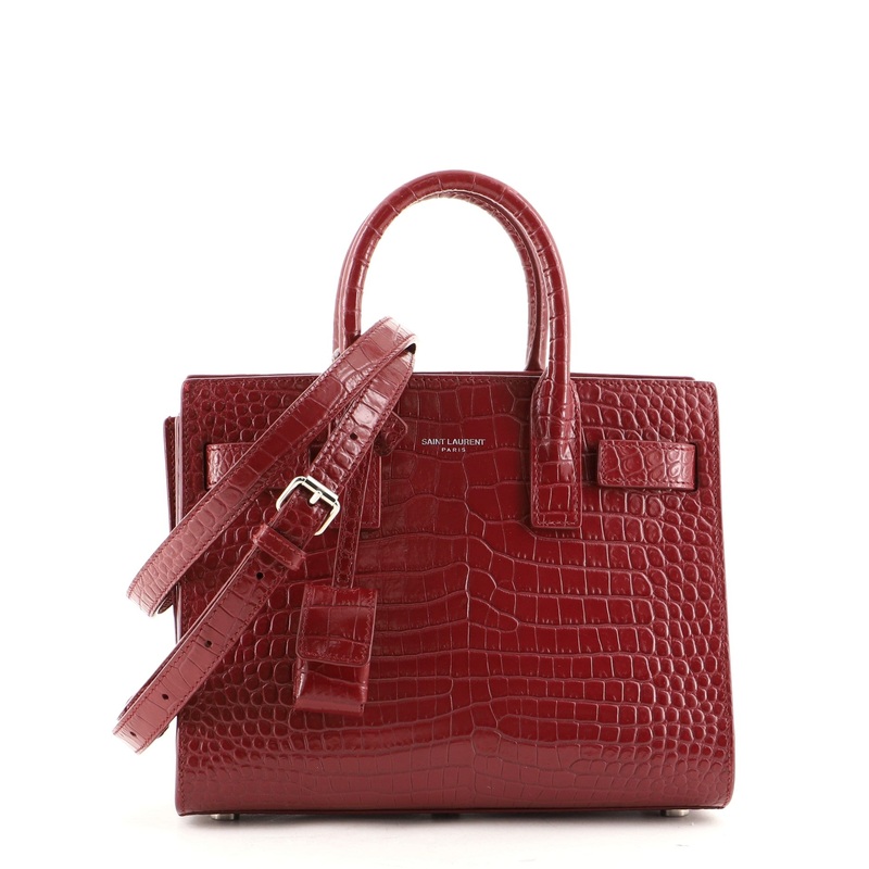 Sac de Jour NM Bag Crocodile Embossed Leather Nano S744816673810