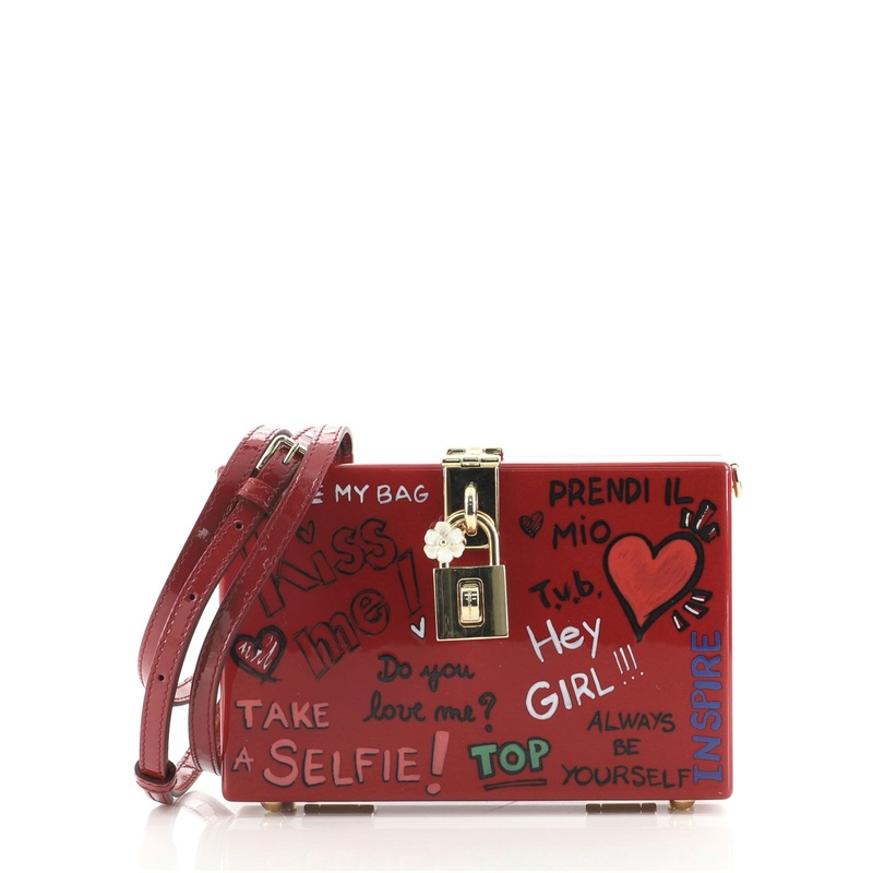 Box Clutch Painted Wood Small S744816665471