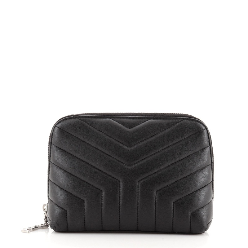 Loulou Cosmetic Pouch Matelasse Chevron Leather Medium S744816667988