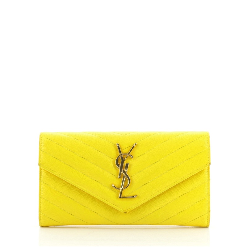 Classic Monogram Flap Wallet Matelasse Chevron Leather Large S744816658302
