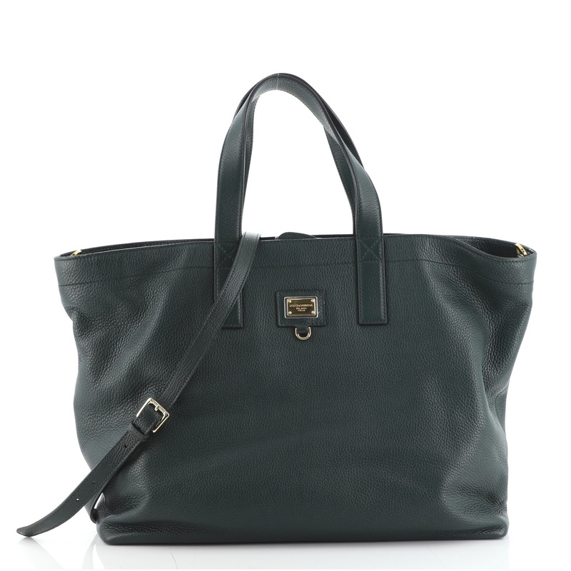 Convertible Open Tote Leather Large