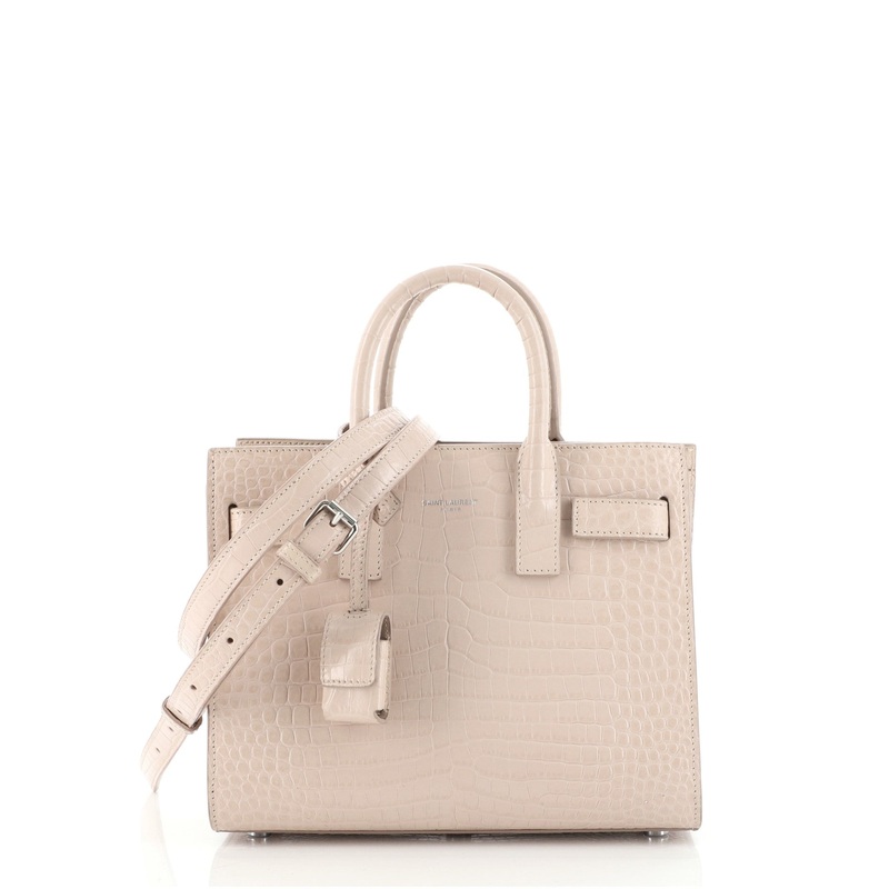 Sac de Jour NM Bag Crocodile Embossed Leather Nano S744816650330