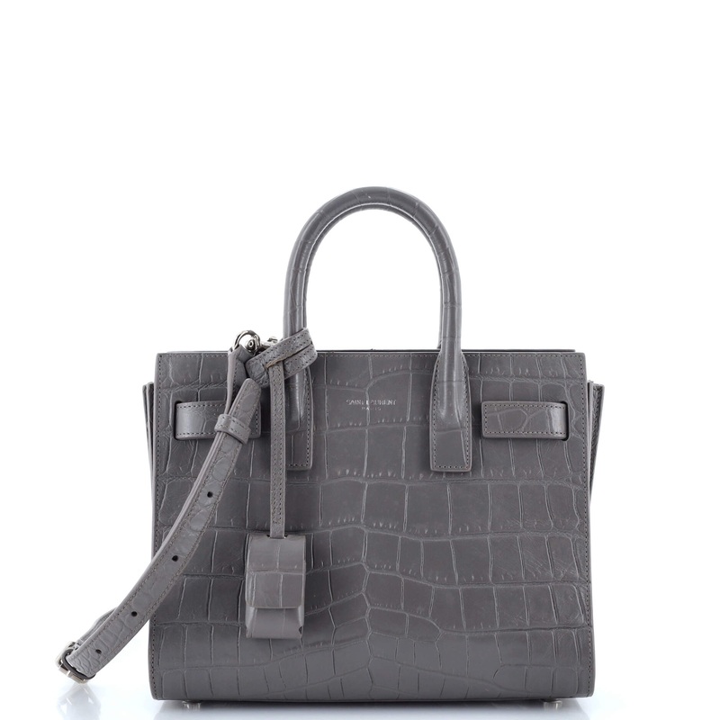 Sac de Jour NM Bag Crocodile Embossed Leather Nano S744816650613