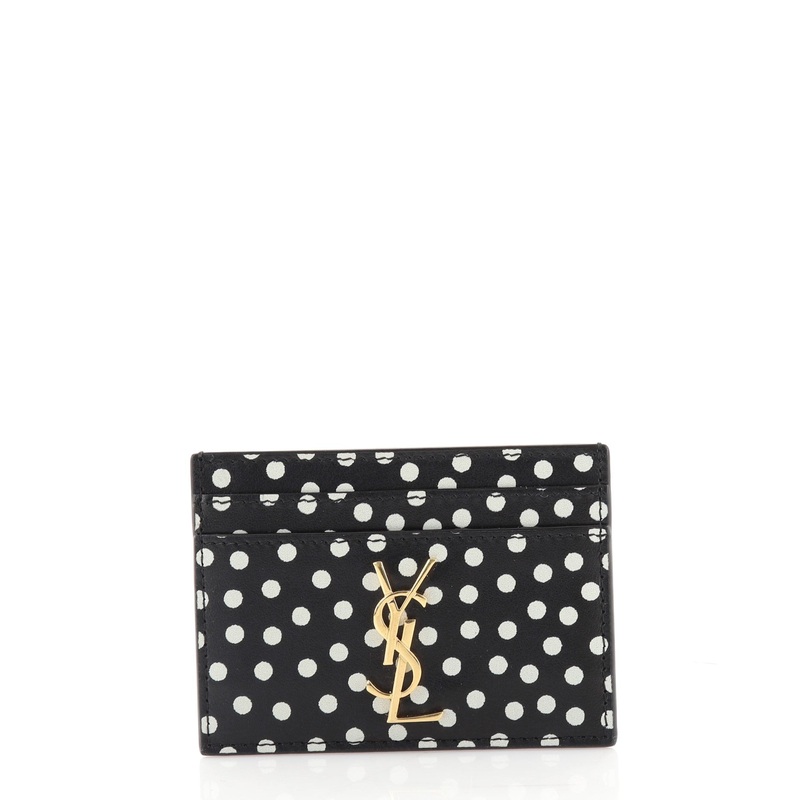 Classic Monogram Card Holder Printed Leather S744816642946