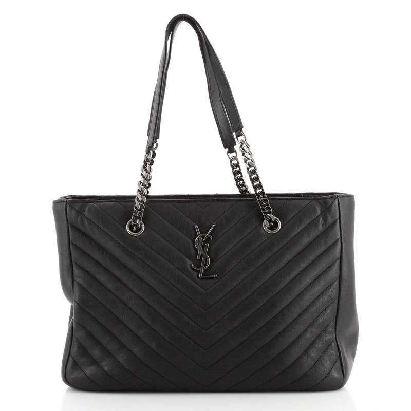 Classic Monogram Tote Matelasse Chevron Leather Large S744816636486