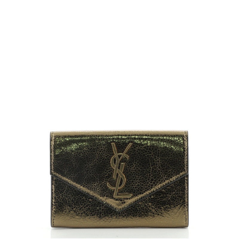 Classic Monogram Flap Wallet Leather. Small