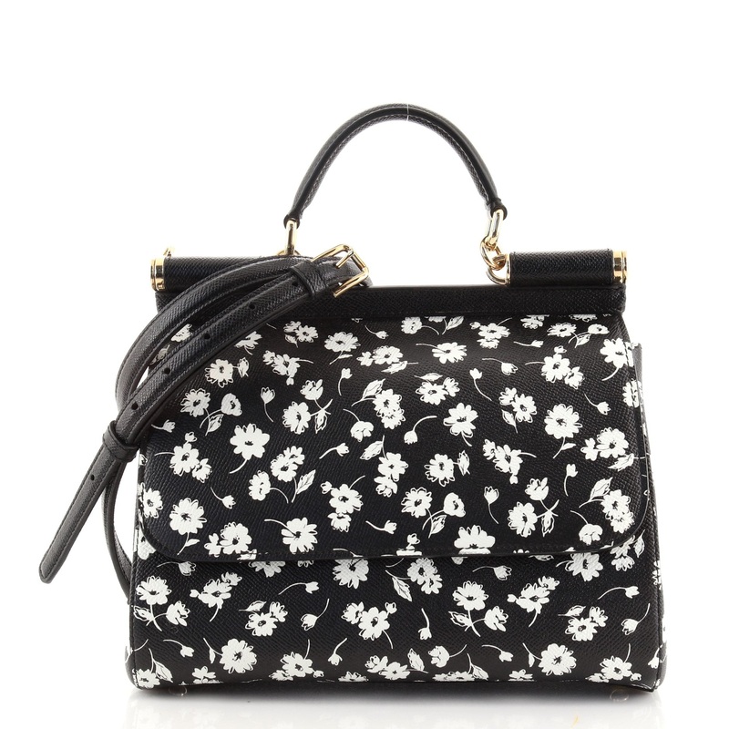 Miss Sicily Bag Printed Leather Medium S744816625409