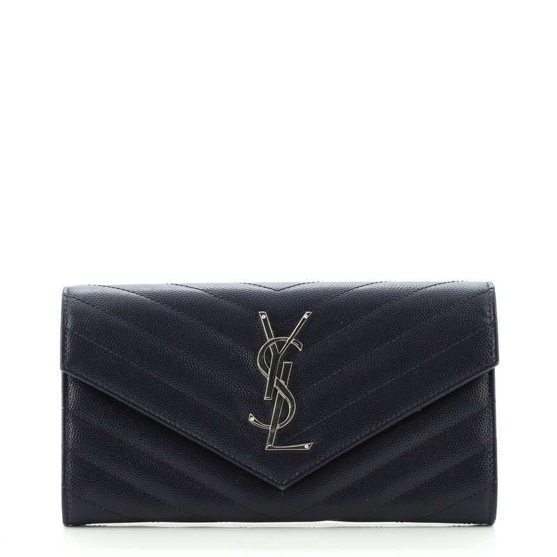 Classic Monogram Flap Wallet Matelasse Chevron Leather Large S744816596968