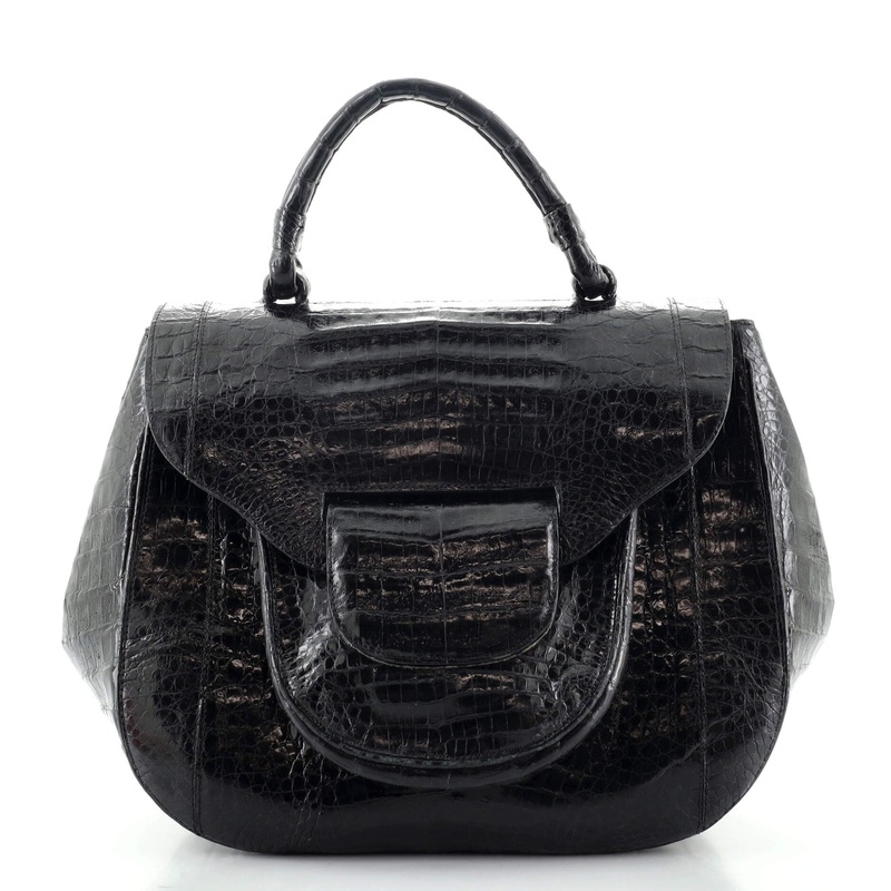 Flap Pocket Bag Crocodile Medium S744816595726