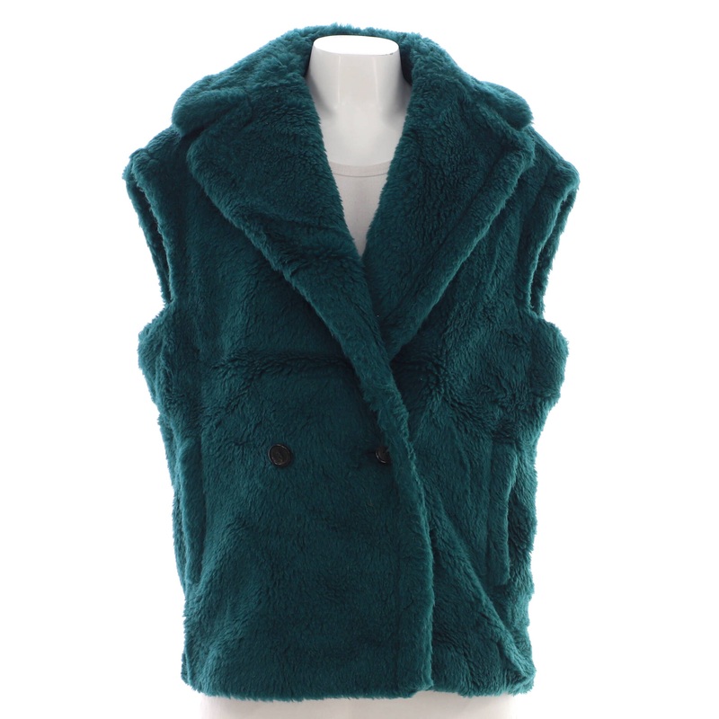 Women’s Teddy Bear Icon Short Vest Faux Fur