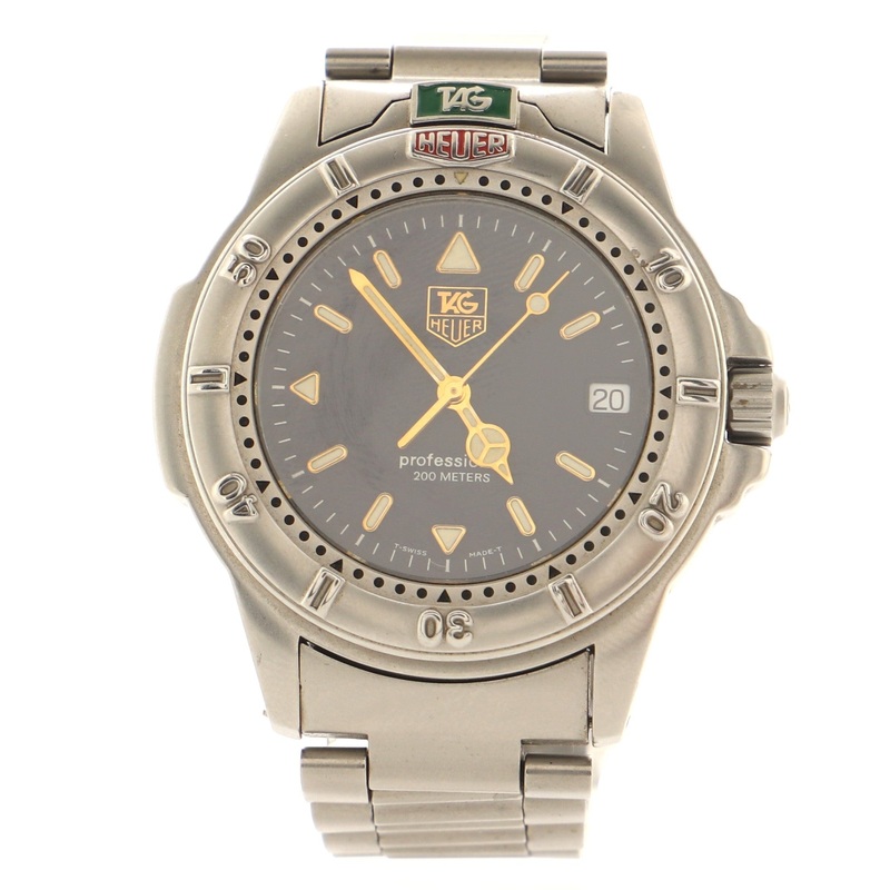 4000 Professional Diver 200M Quartz Watch Stainless Steel 37