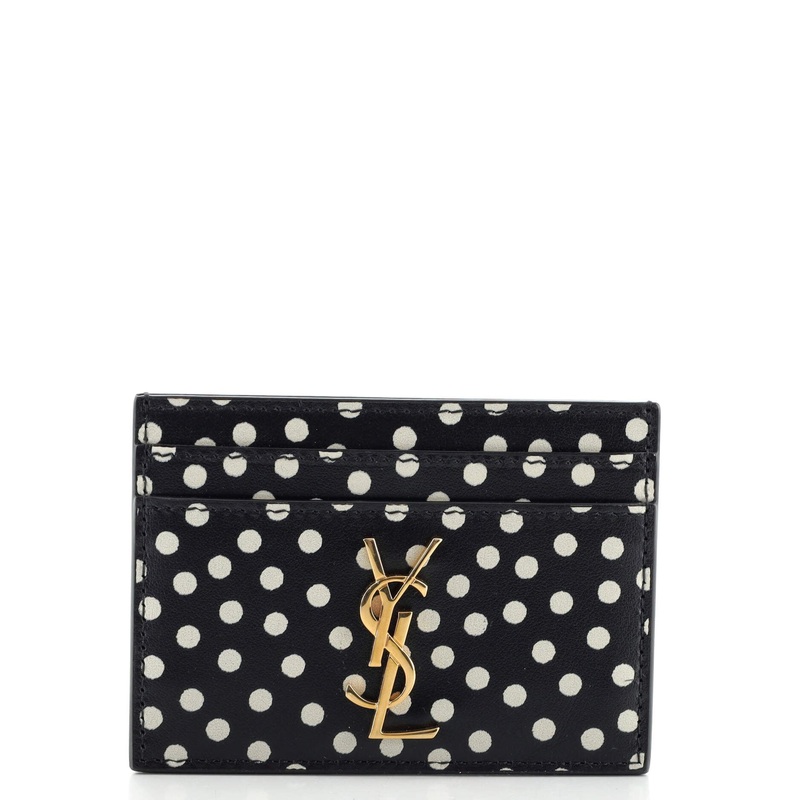 Classic Monogram Card Holder Printed Leather S744816588537