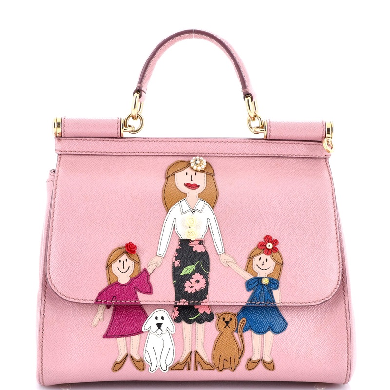 Family Miss Sicily Bag Patchwork Leather Medium S744816583894