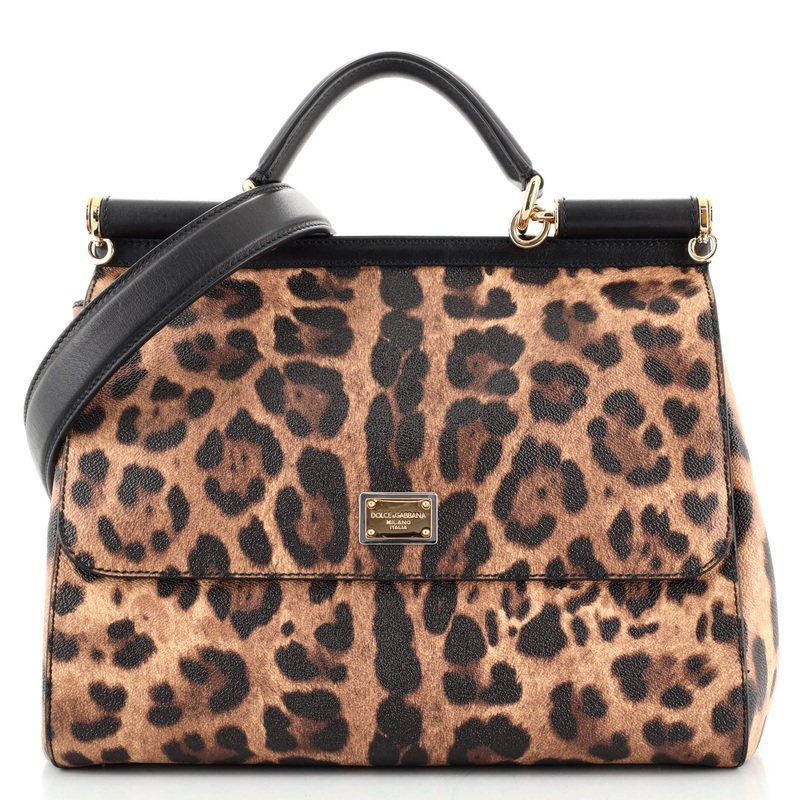 Miss Sicily Bag Printed Canvas Large