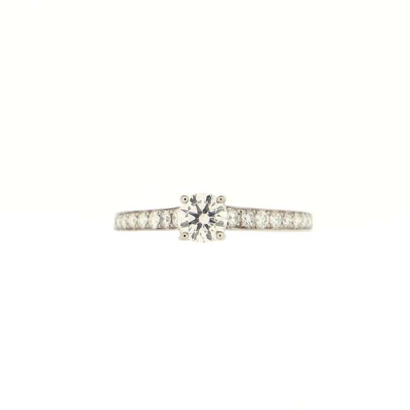 Romance Solitaire Ring Platinum with RBC Diamond V/VVS1 0.30-0.32CT S744816580968