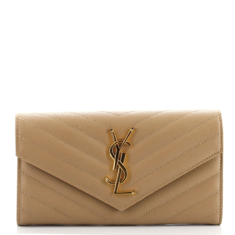 Classic Monogram Flap Wallet Matelasse Chevron Leather Large S744816576262