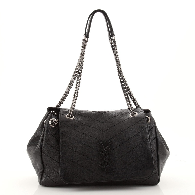 Nolita Satchel Matelasse Chevron Leather Medium S744816577594
