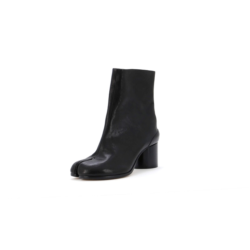 Women’s Tabi Block Heel Ankle Boots Leather S744816578465