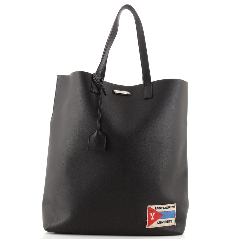 Bold Tote Leather with Applique Large S744816562740