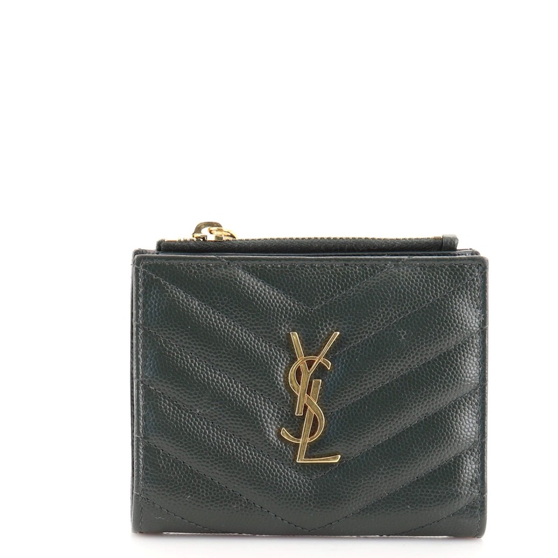 Classic Monogram Compact Wallet Matelasse Chevron Leather S744816563886