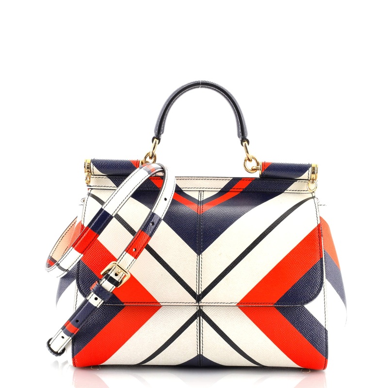 Miss Sicily Bag Printed Leather Medium S744816559895